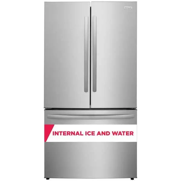 36 in 29 cu. ft. Standard Depth French Door Refrigerator in Smudge-Proof Stainless Steel with Internal Water Dispenser