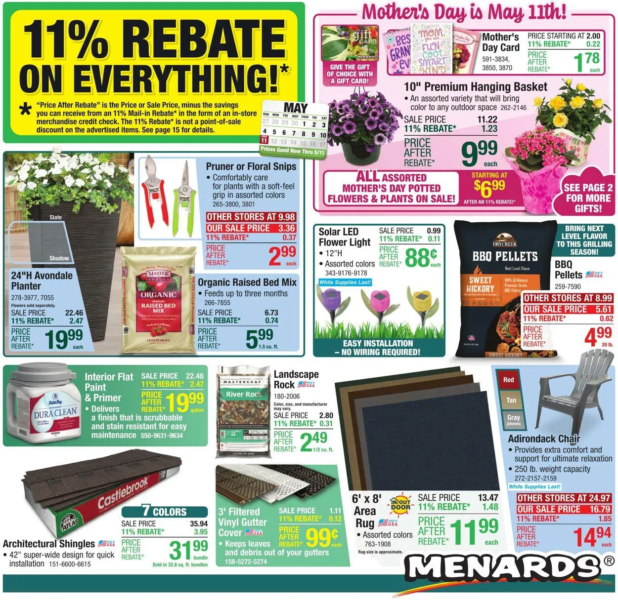 Catálogo de Menards Current weekly ad 30 de abril al 11 de mayo 2025 - Página 1