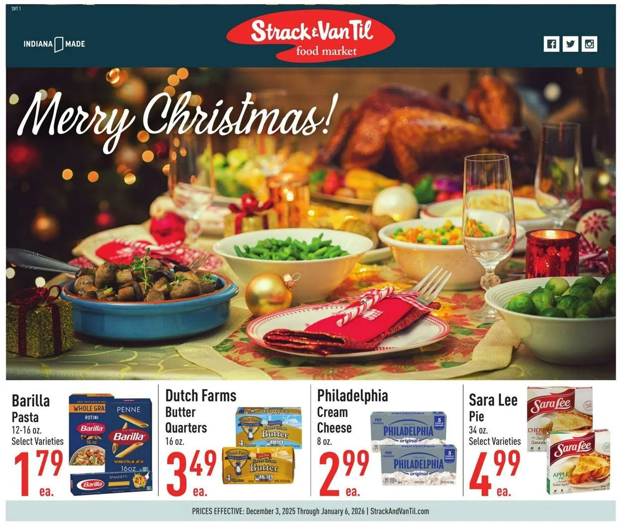Catálogo de Strack & Van Til Current weekly ad 3 de diciembre al 6 de enero 2026 - Página 1