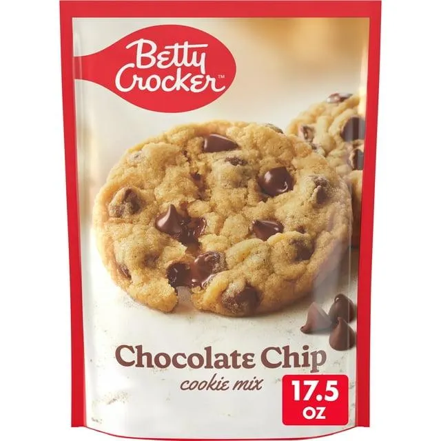 Betty Crocker Chocolate Chip Cookies, Cookie Baking Mix, 17.5 oz