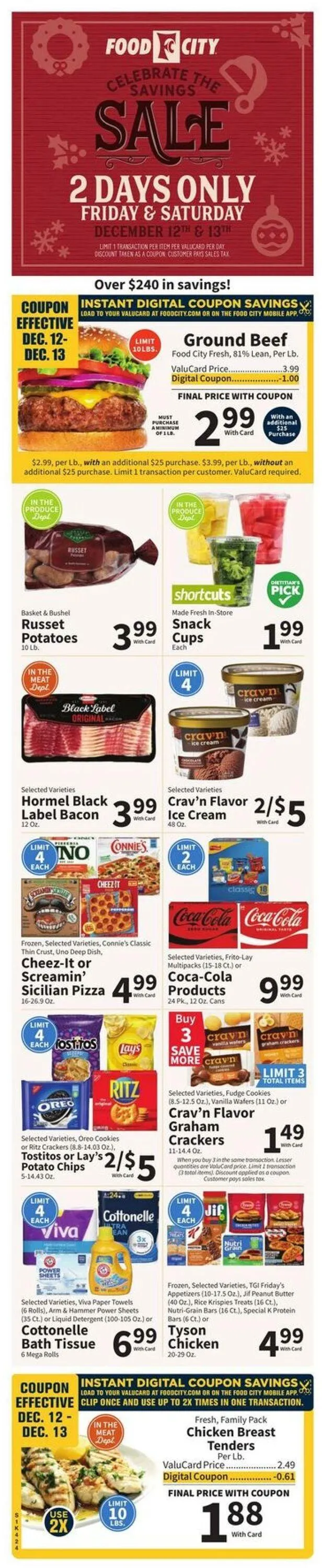 Catálogo de Food City Current weekly ad 10 de diciembre al 16 de diciembre 2025 - Página 1