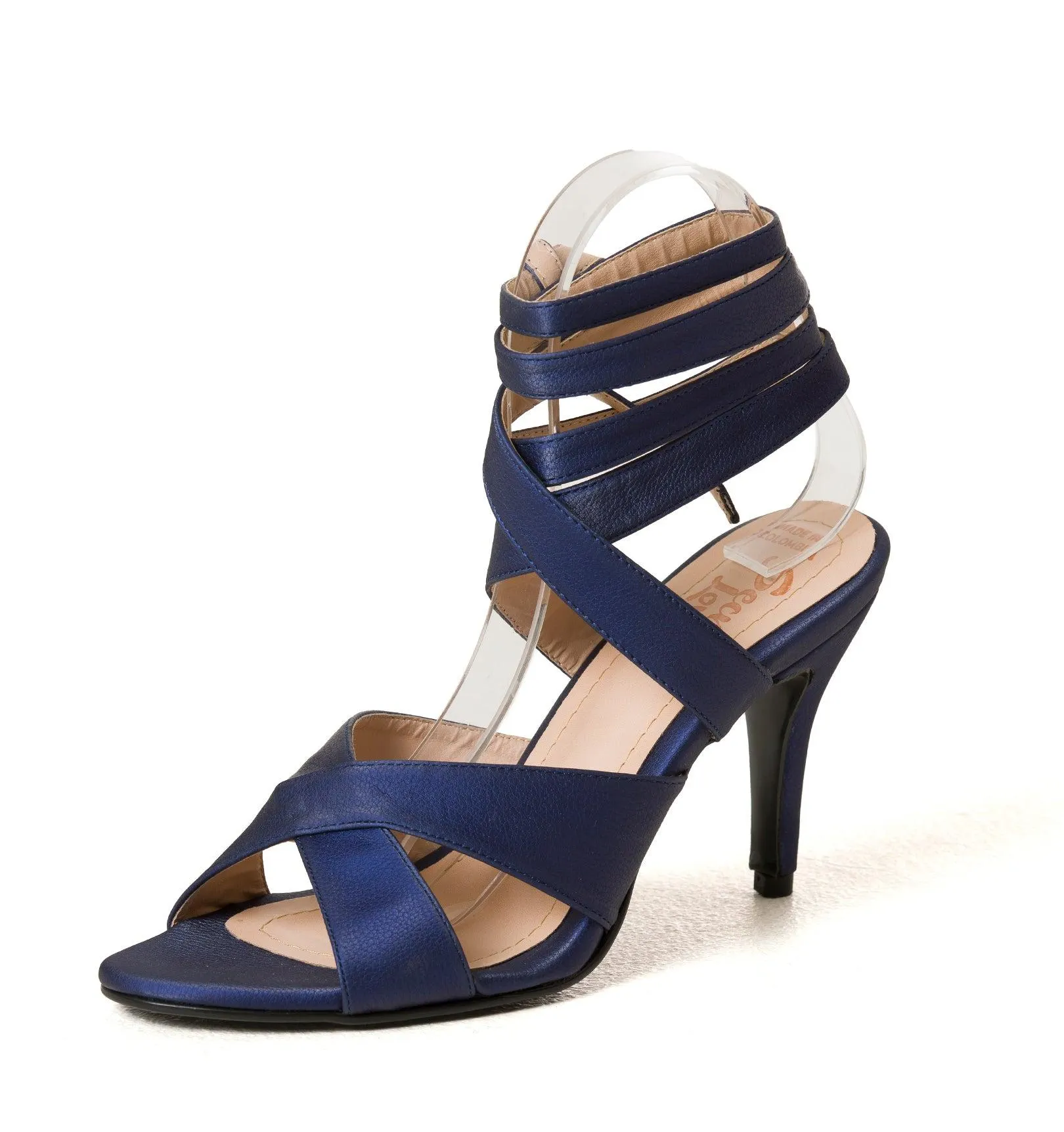 Sandalias De Tacón Amarre Estilo Romano 2C285STA