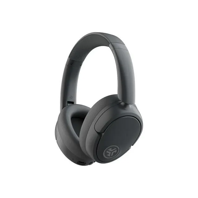JLab JBuds Lux Active Noise Cancellation Bluetooth over-ear Headphones, Graphite