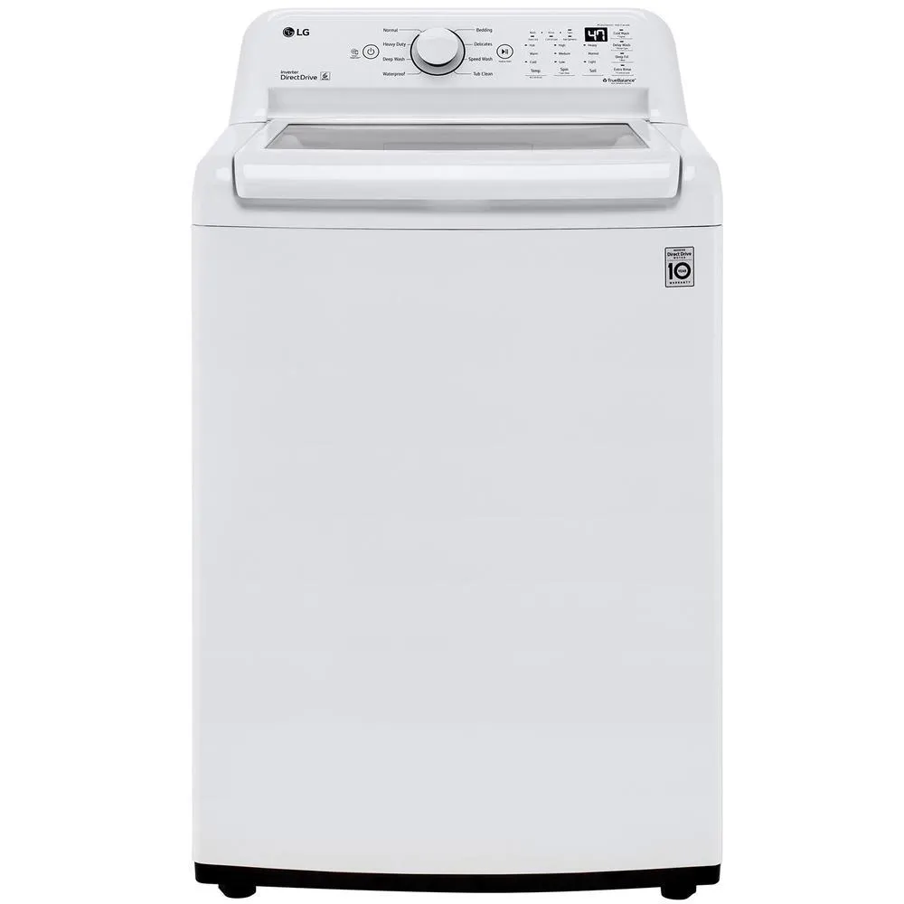 LG WT7005CW 4.3 cu. ft. Top Load Washer with 4-Way™ Agitator & TurboDrum™ - White