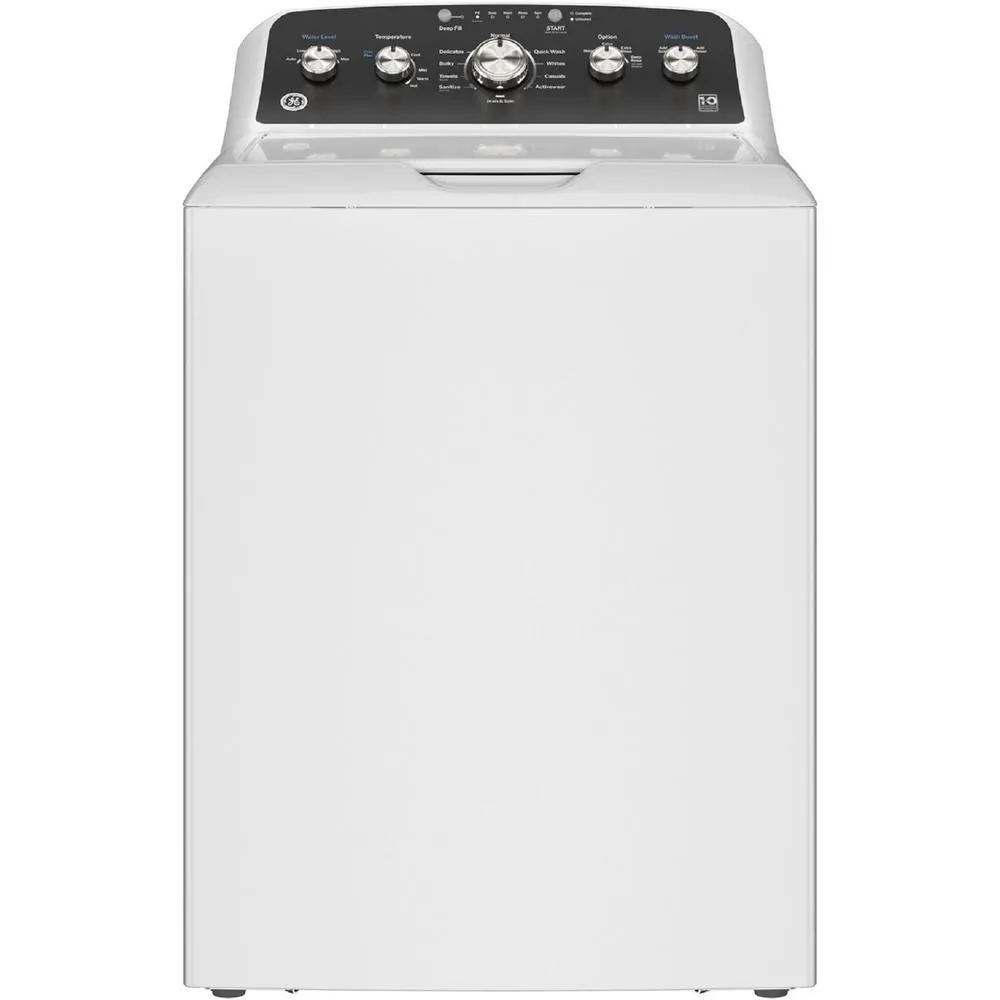 GE Appliances GTW485ASWWB GE® 4.5 cu. ft. Capacity Washer with Stainless Steel Basket, Cold Plus and Wash Boost​ - White