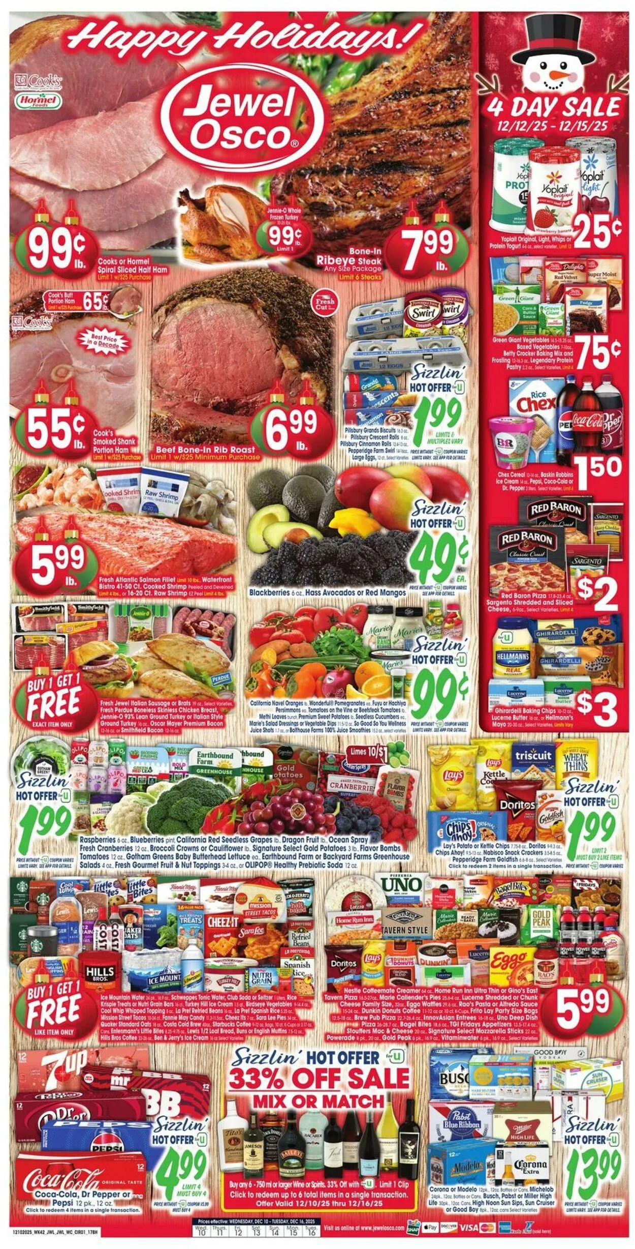 Catálogo de Jewel Osco Current weekly ad 10 de diciembre al 16 de diciembre 2025 - Página 1