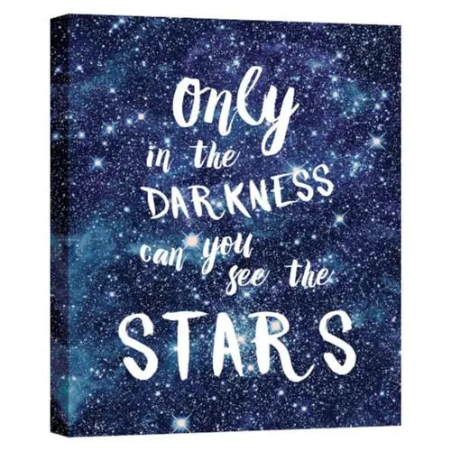 Lienzo juvenil con estrellas