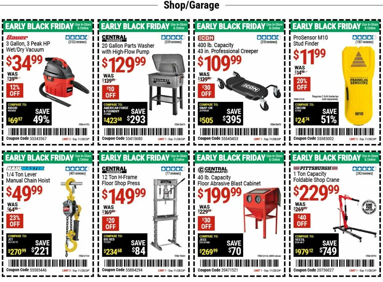 Catálogo de Harbor Freight Current weekly ad 18 de noviembre al 27 de noviembre 2024 - Página 10