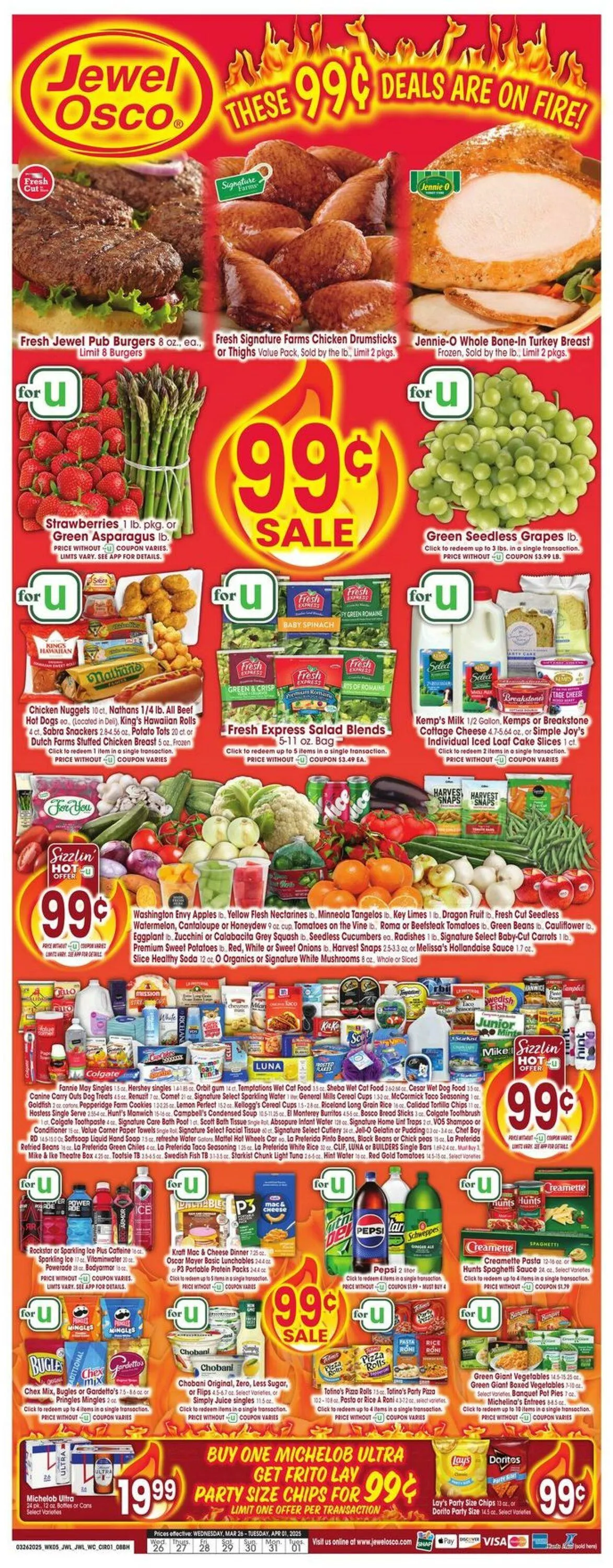 Catálogo de Jewel Osco Current weekly ad 26 de marzo al 1 de abril 2025 - Página 1