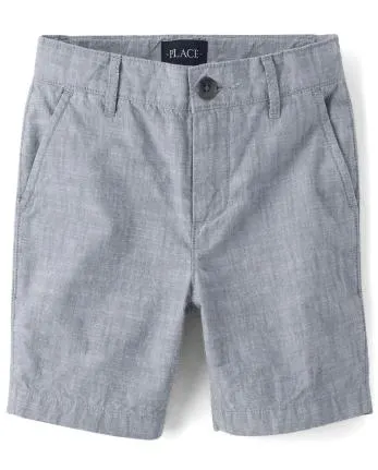 Pantalones cortos chinos Crosshatch para niños - thunderstorm