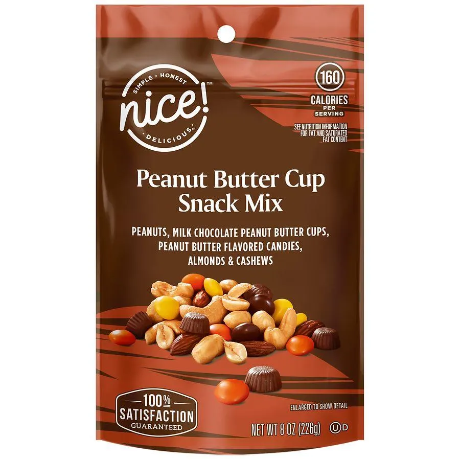 Nice! Trail Mix, Peanut Butter Cup, 8.0 oz