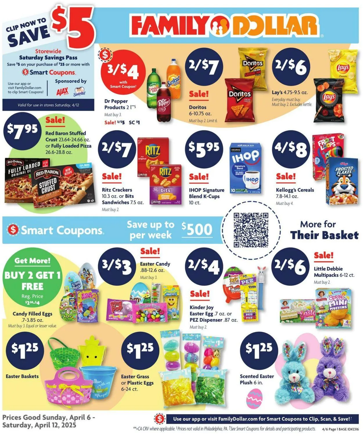 Catálogo de Family Dollar Current weekly ad 6 de abril al 12 de abril 2025 - Página 1