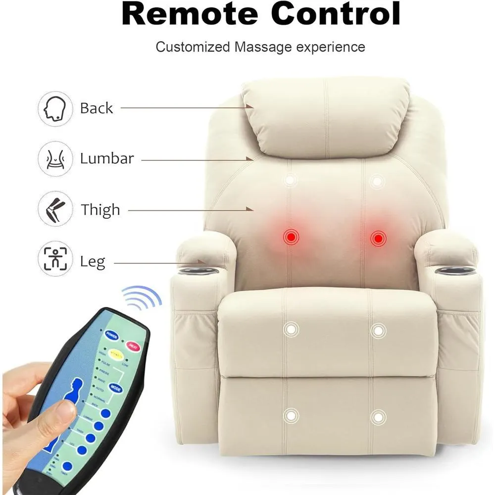 Fortumia Living Room Recliner Massage Chair