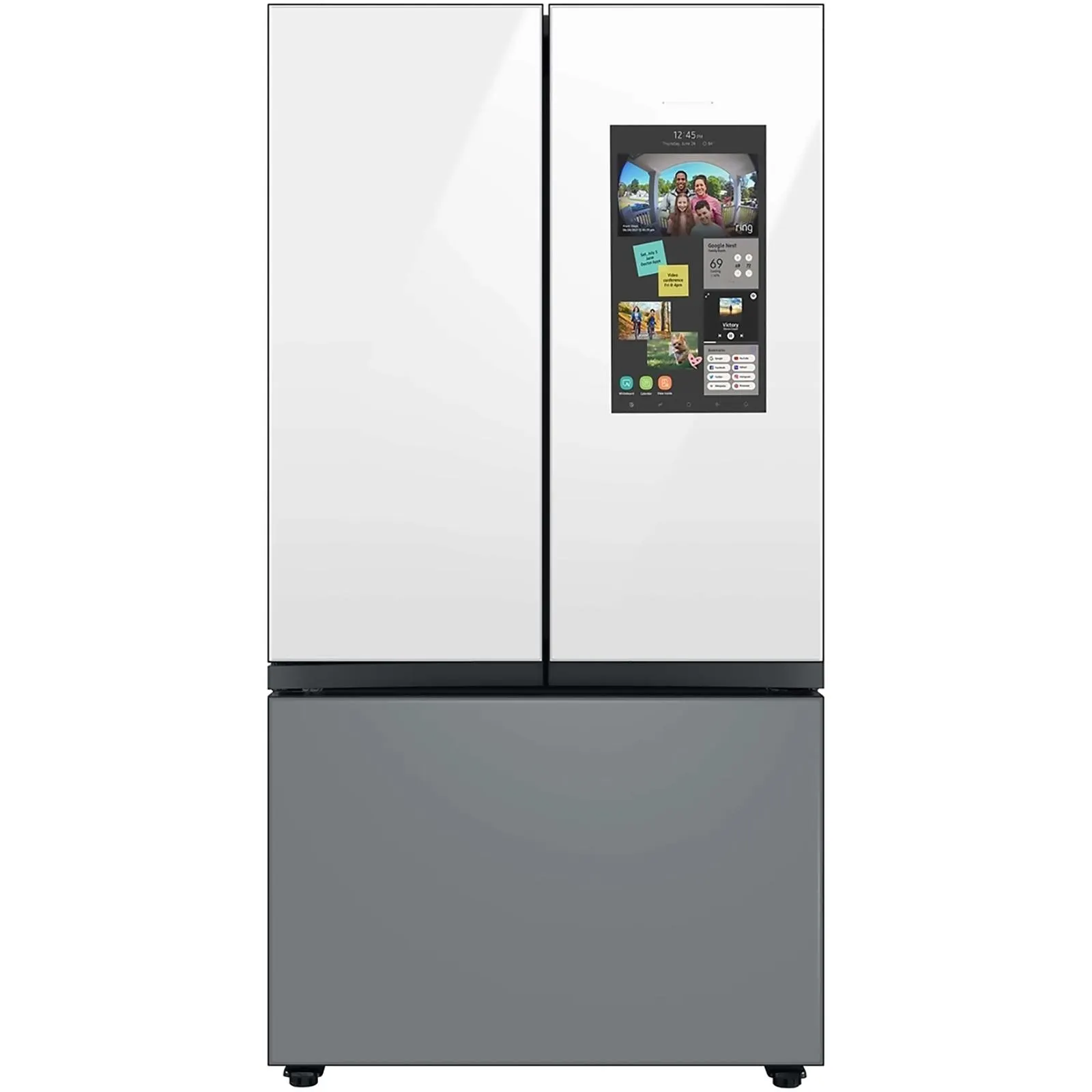 Samsung RF24BB69006MAA Bespoke 3-Door French Door Refrigerator (24 c
