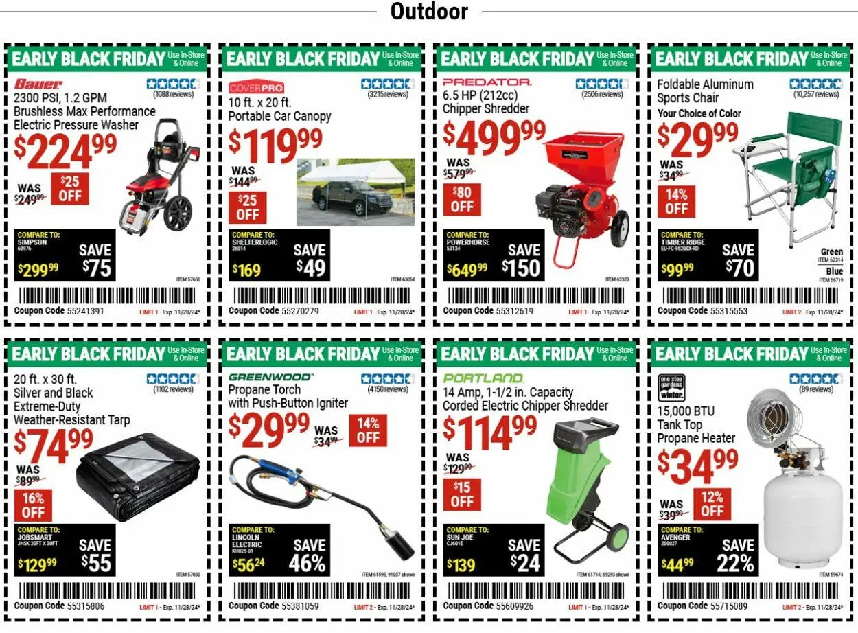 Catálogo de Harbor Freight Current weekly ad 18 de noviembre al 27 de noviembre 2024 - Página 8