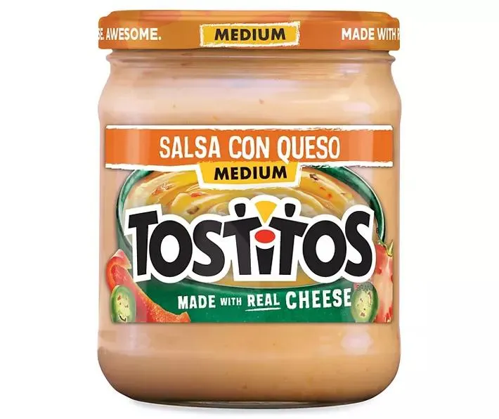 Tostitos Flavored Dip Medium Salsa Con Queso 15 Oz