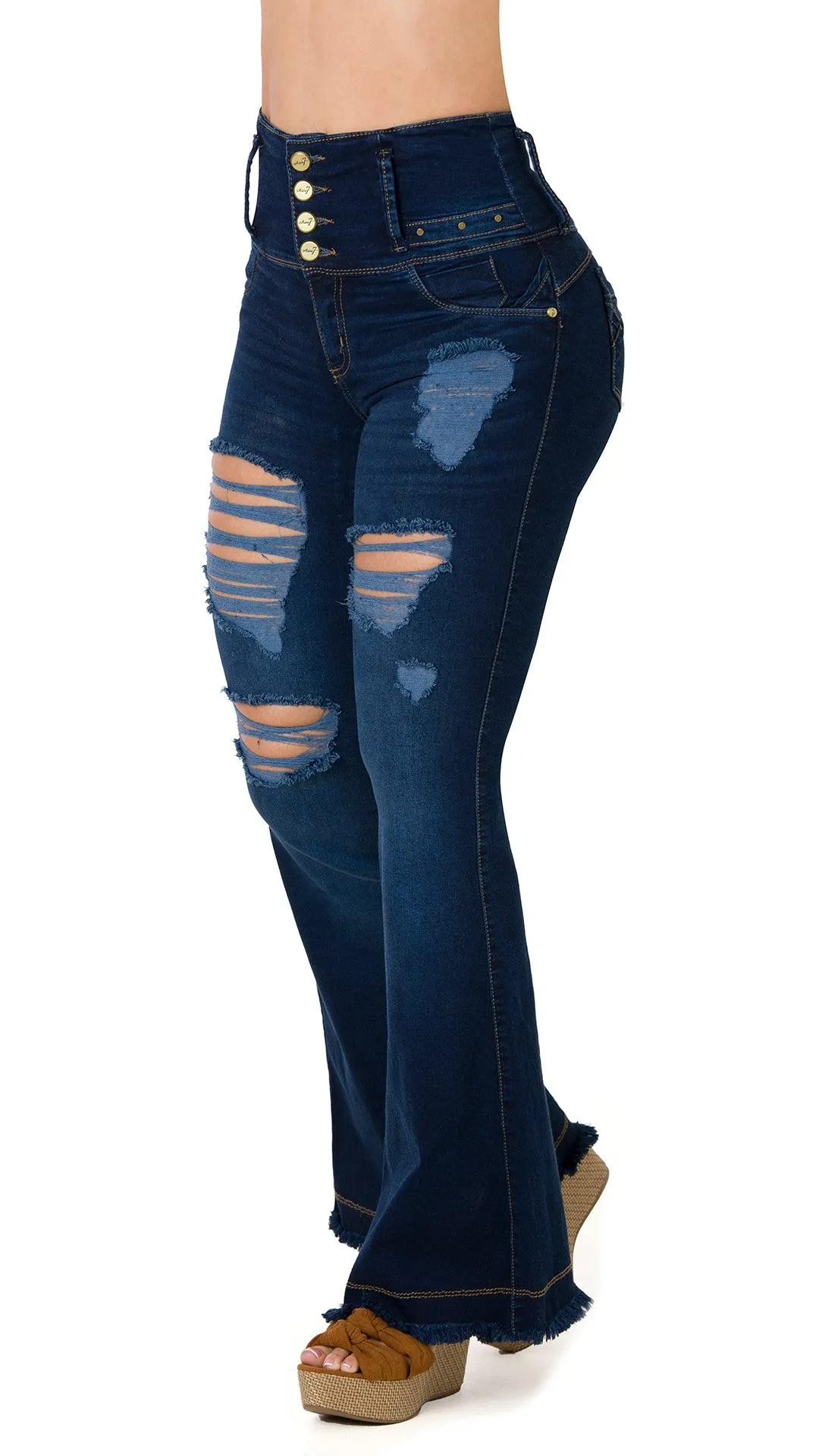 Heidi Jeans Levantacola Bota Campana 40495DTCC-B