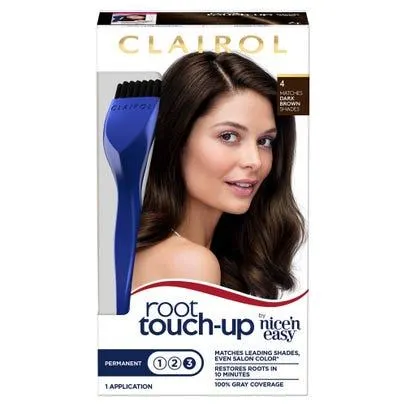 Clairol Root Touch-Up Permanent Color, Dark Brown Shades 4