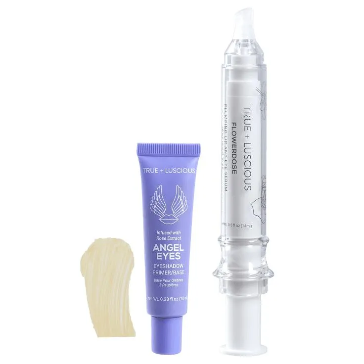 True + Luscious Set de Suero Preparador para Ojos y Labios