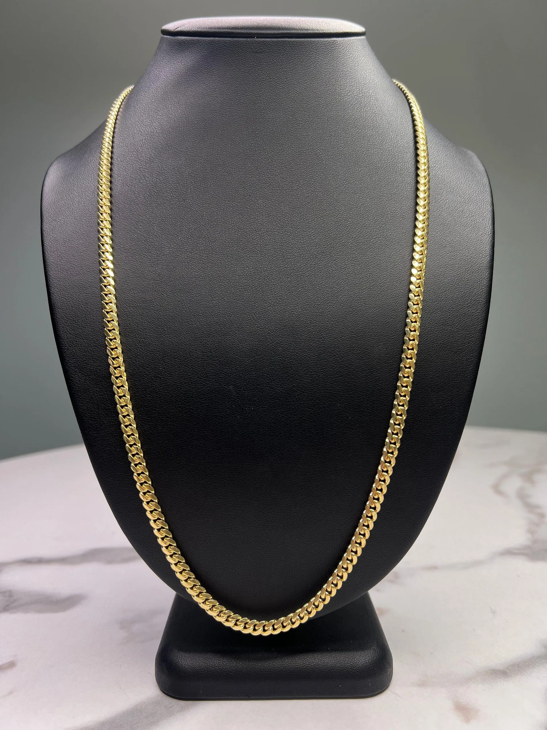 Solid 14K Cuban Chain