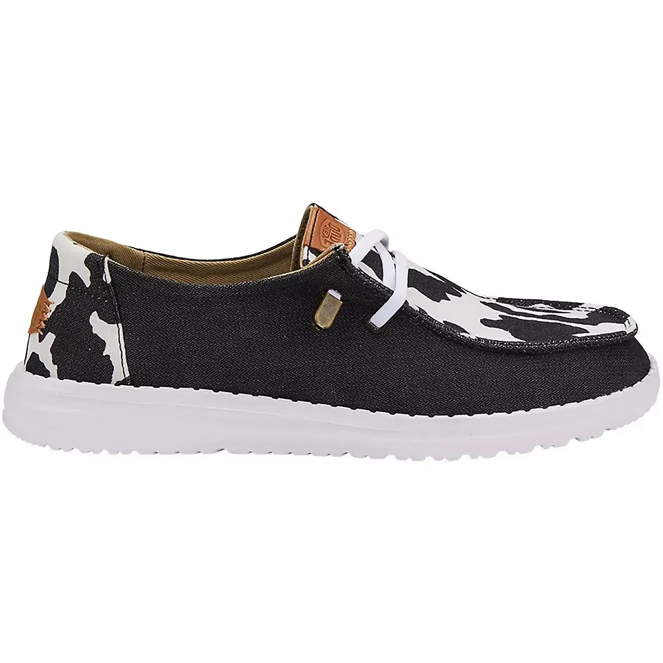 HEYDUDE Women's Wendy Cow Print Shoes