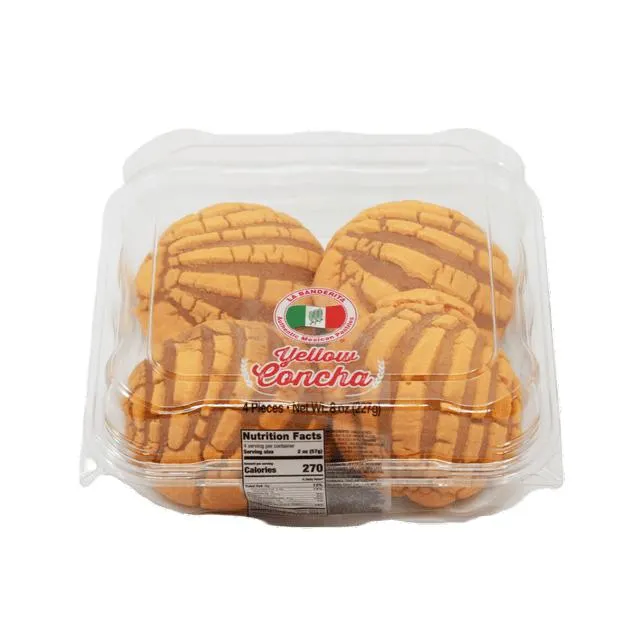 La Banderita Baked Yellow Concha, 8 oz, 4 Count
