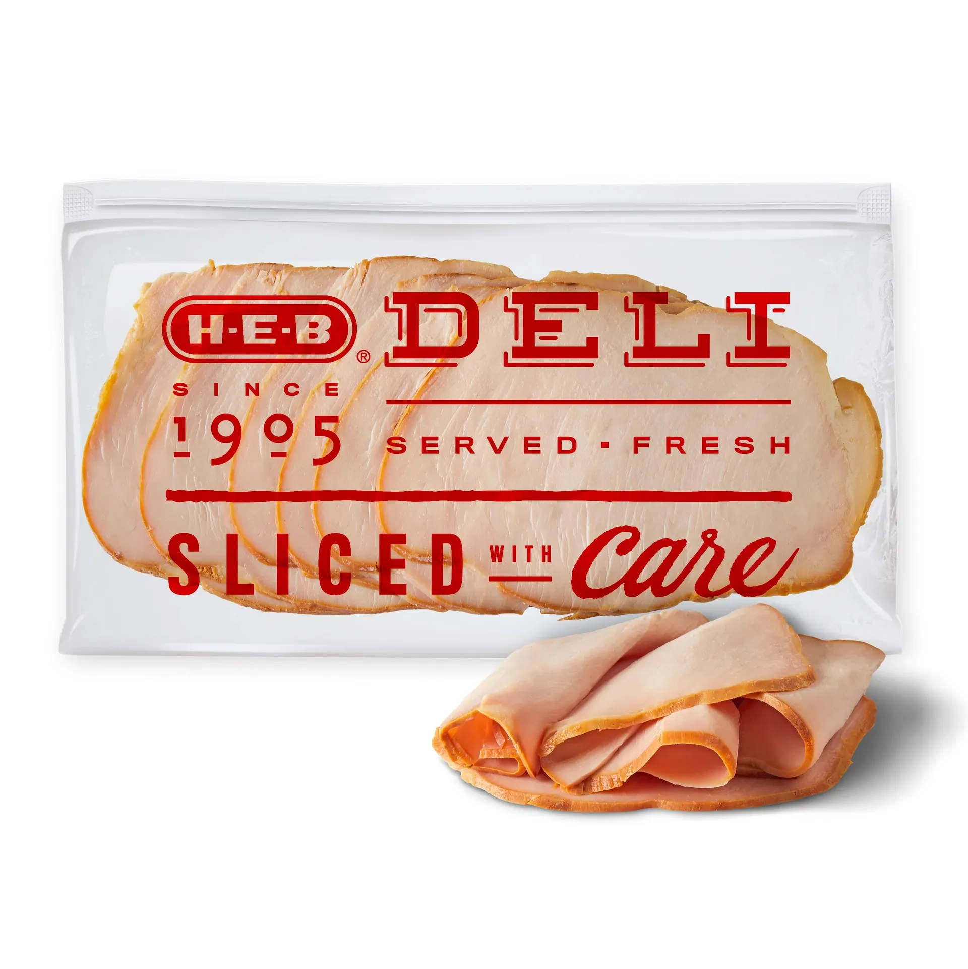 H‑E‑B Deli Honey-Smoked Turkey Breast, Sandwich Sliced
