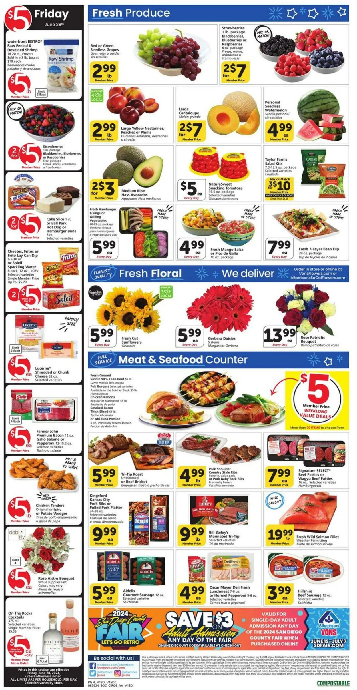 Catálogo de Vons Current weekly ad 26 de junio al 4 de julio 2024 - Página 3