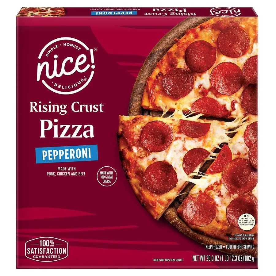 Nice! Rising Crust Pizza, Pepperoni, 28.3 oz