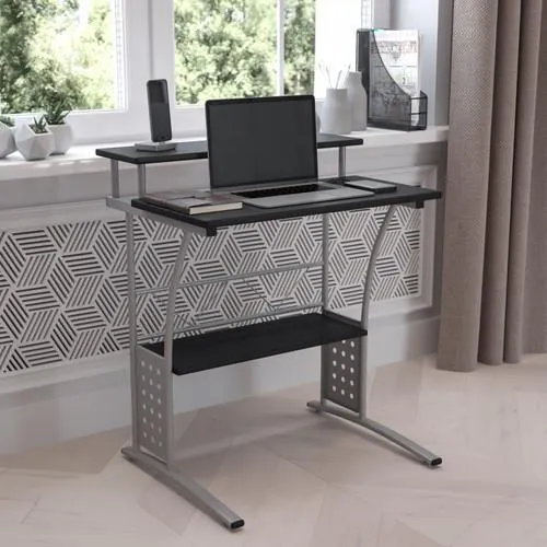 Clifton Escritorio de computadora negro