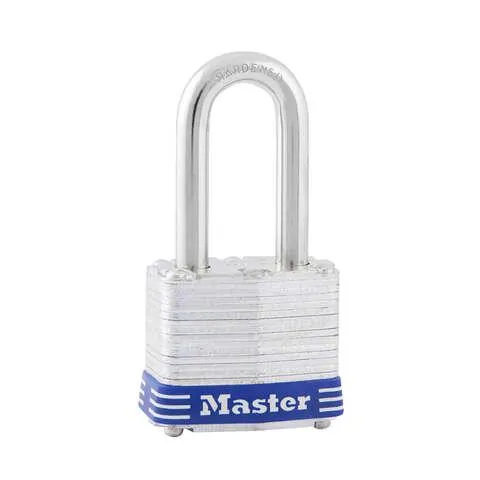 Master Lock 3DLF 3-3/16 in. H X 1-9/16 in. W Laminated Steel Double Locking Padlock
