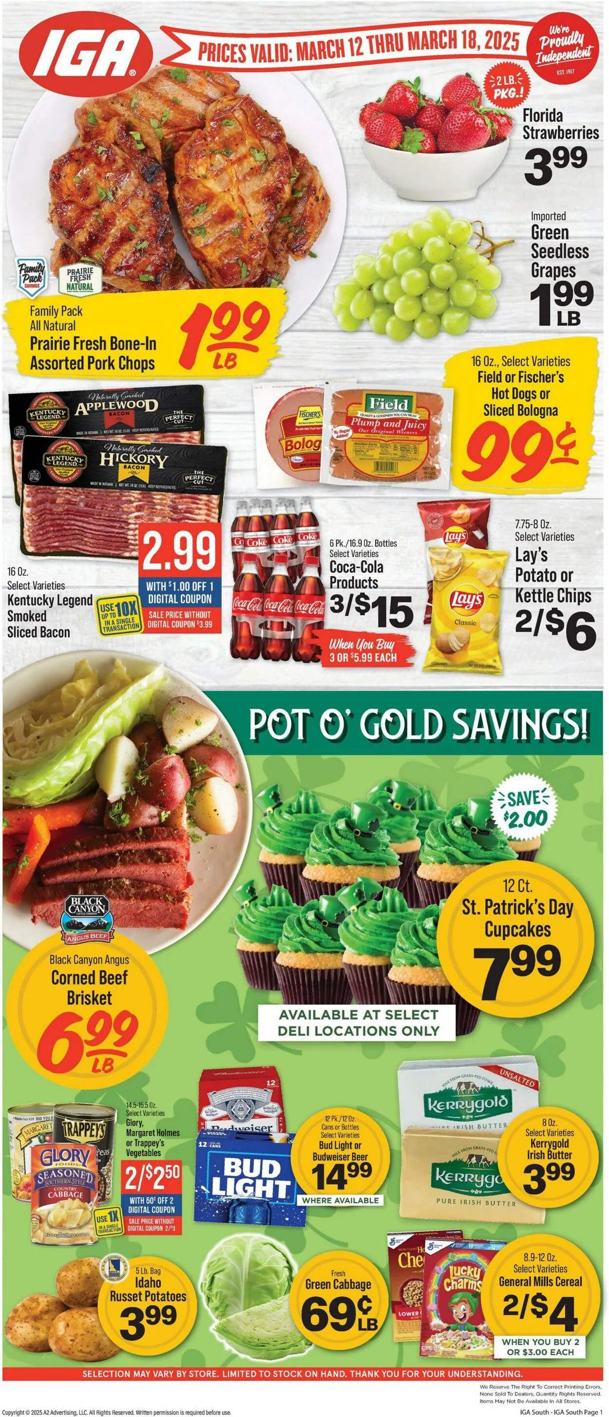 Catálogo de IGA Current weekly ad 12 de marzo al 18 de marzo 2025 - Página 1