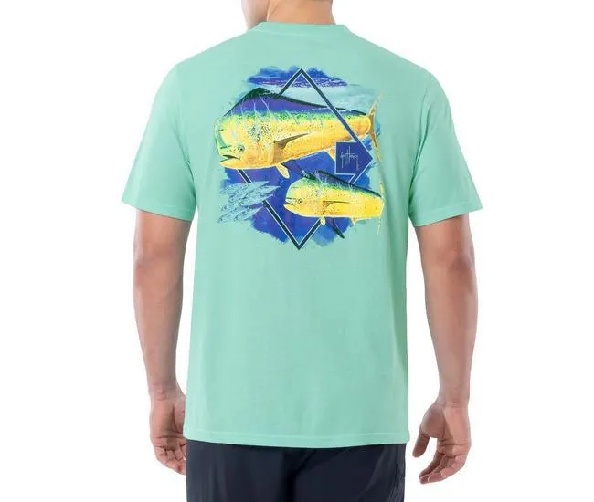 Mens Diamond Cut Mahi Short Sleeve T-Shirt