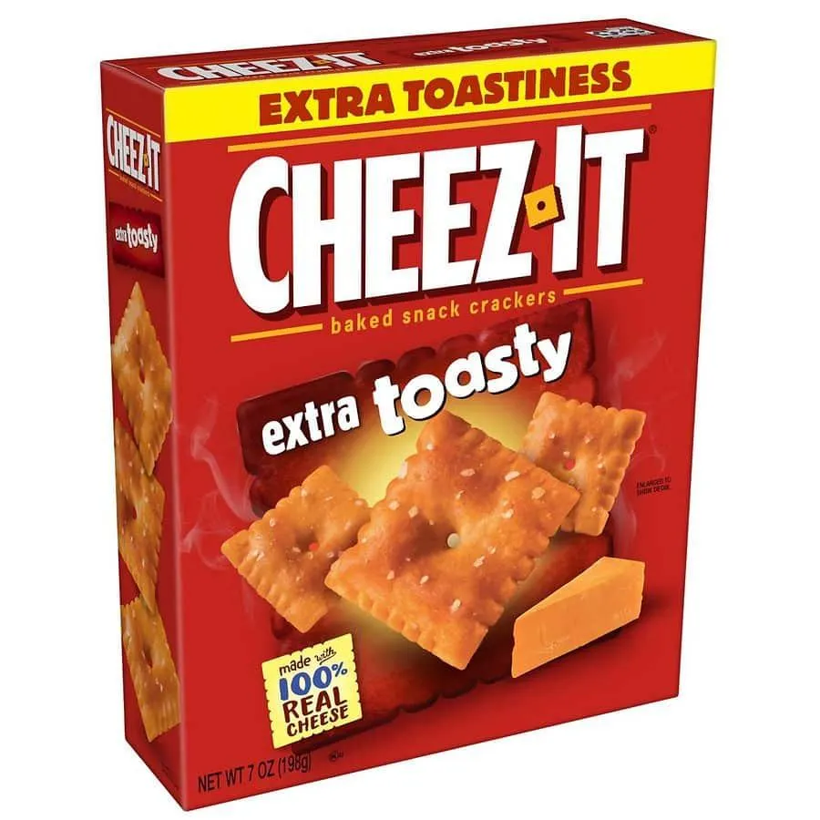 Cheez-It Baked Snack Cheese Crackers Extra Toasty, 7.0 OZ