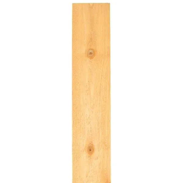 5/8 in. x 6 in. x 6 ft. American Western Red Cedar Flat-Top Fence Picket