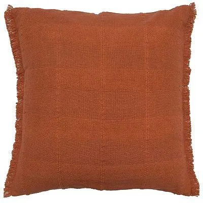 Sonoma Goods For Life® Woven Fringed Plaid Throw Pillow