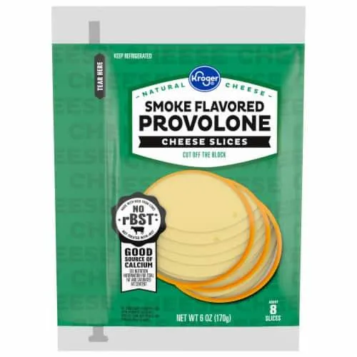 Kroger® Smoke Flavored Provolone Sliced Cheese