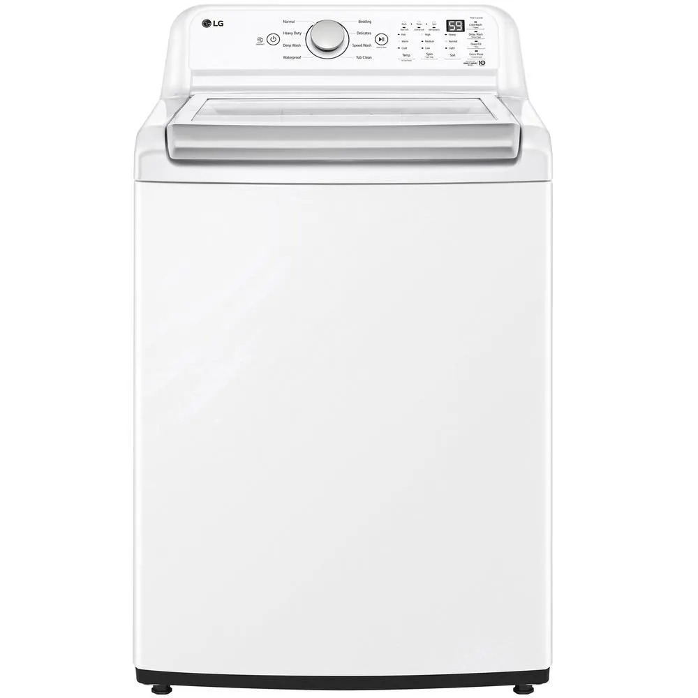 LG WT7155CW 4.8 cu. ft. Mega Capacity Top Load Washer with 4-Way™ Agitator & TurboDrum™ – White
