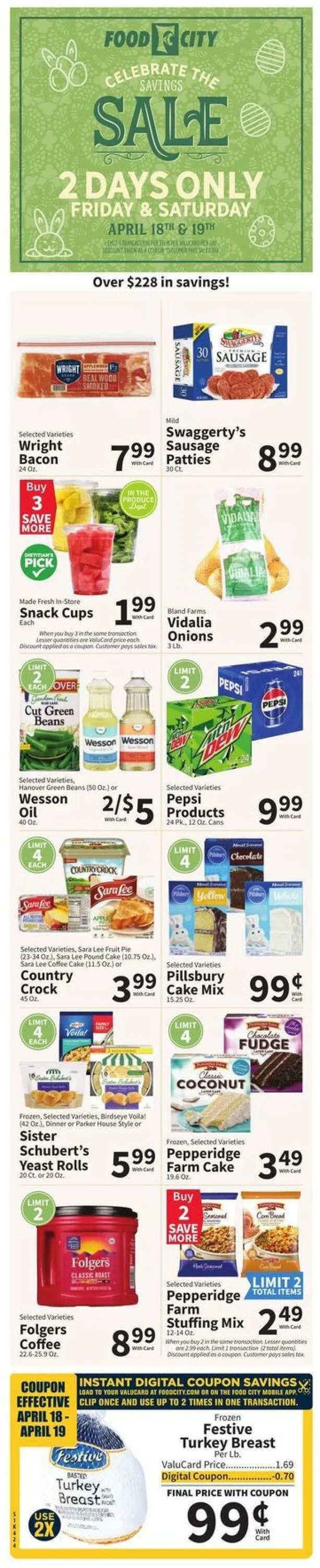 Catálogo de Food City Current weekly ad 16 de abril al 22 de abril 2025 - Página 1