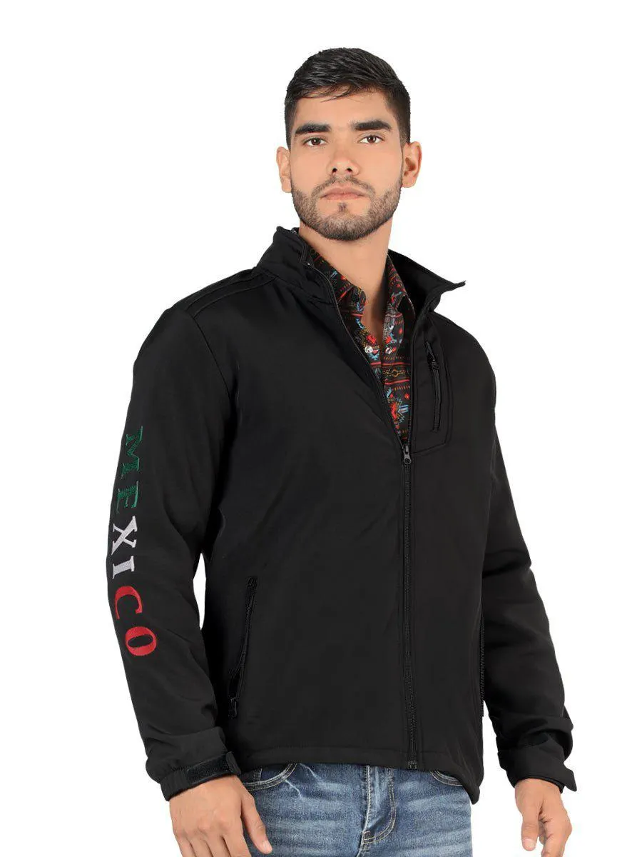 Chamarra de Mexico para Hombre Color Negro Tipo Ariat