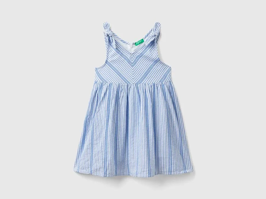 Vestido de rayas de algodón ligero
