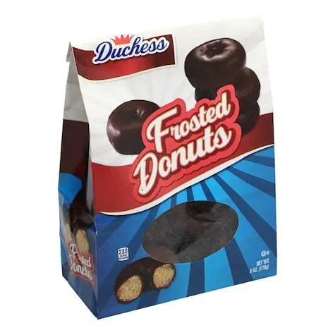 Duchess Chocolate Frosted Donuts, 6 oz.