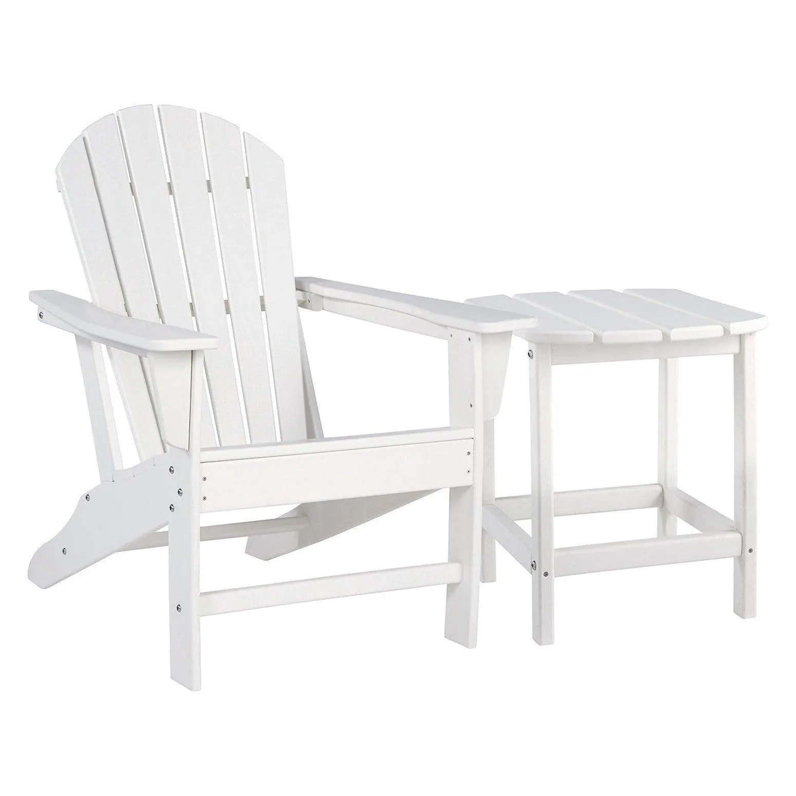 Silla Sundown Treasure Adirondack con mesa auxiliar