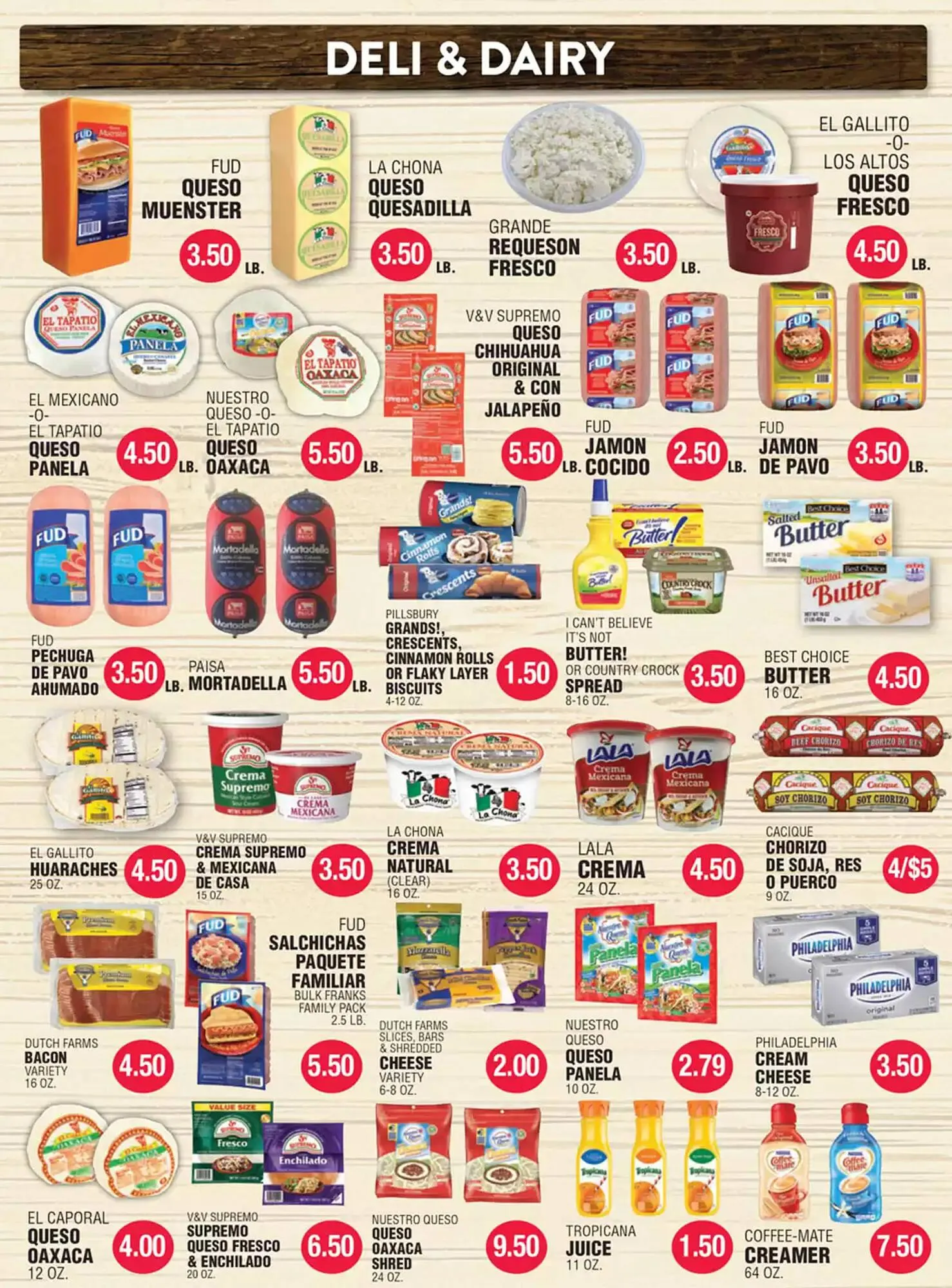 Catálogo de Carnicerias Jimenez Weekly Ad 5 de marzo al 19 de marzo 2025 - Página 1