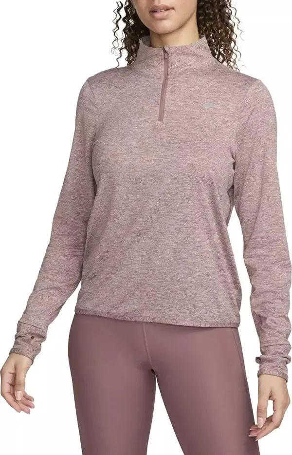 Nike Women's Dri-FIT Swift Element UV 1/4 Zip Running Top