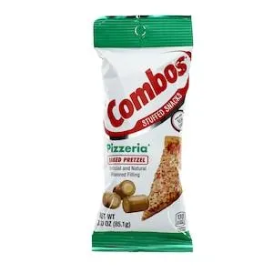 Combos Pizzeria Stuffed Pretzel Snacks, 3.0-oz Bags