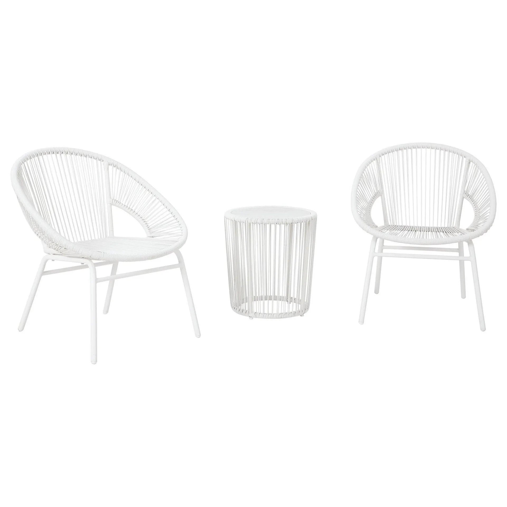 Mesa y sillas de exterior Mandarin Cape (juego de 3)