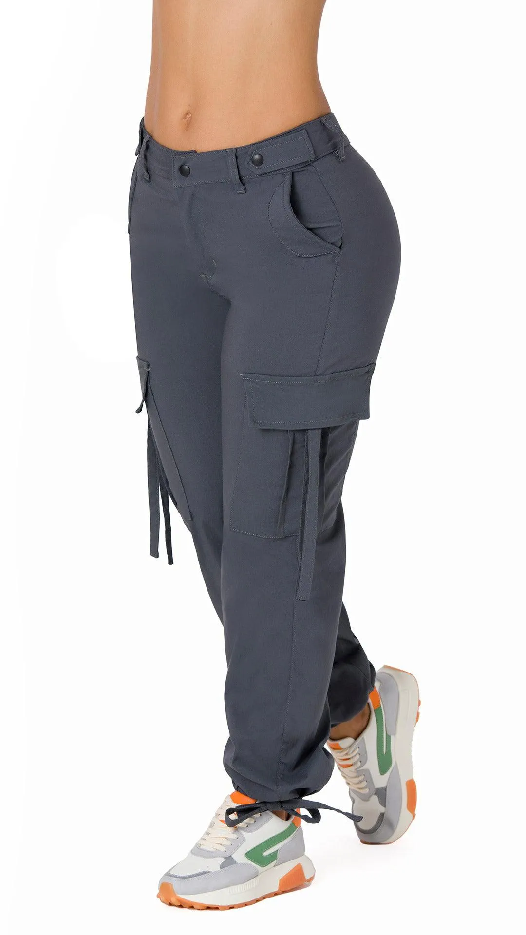 Jeans Bota Tobillero Estilo Cargo 52480PDR-N