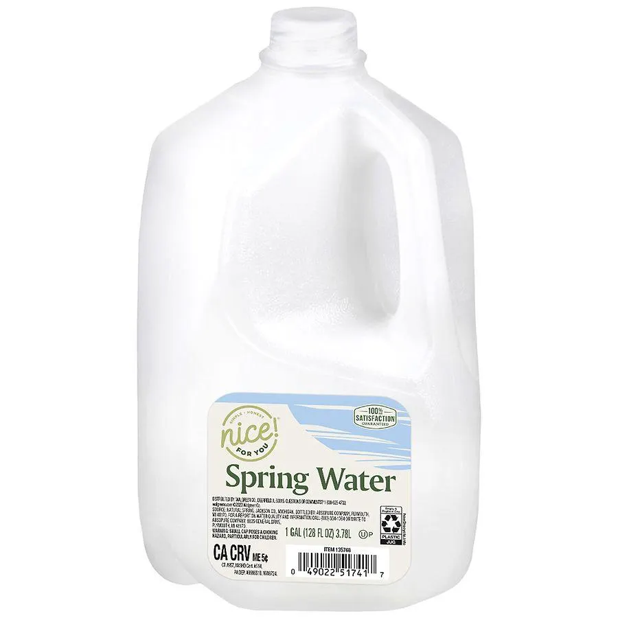 Nice! Spring Water, 128.0 fl oz