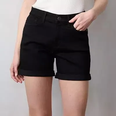 Women's LC Lauren Conrad High Rise 5" Rolled Cuff Shorts